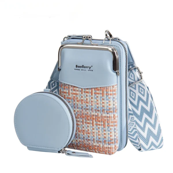 Multifunctional One-Shoulder Diagonal Bag Female High-End Mobile Phone Bag