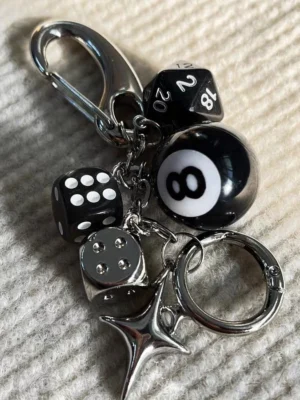 sg-11134301-7rd48-m6p69svqjdsid5.webp Dark Lucky Dice String Handmade Black 8 Keychain Bag
